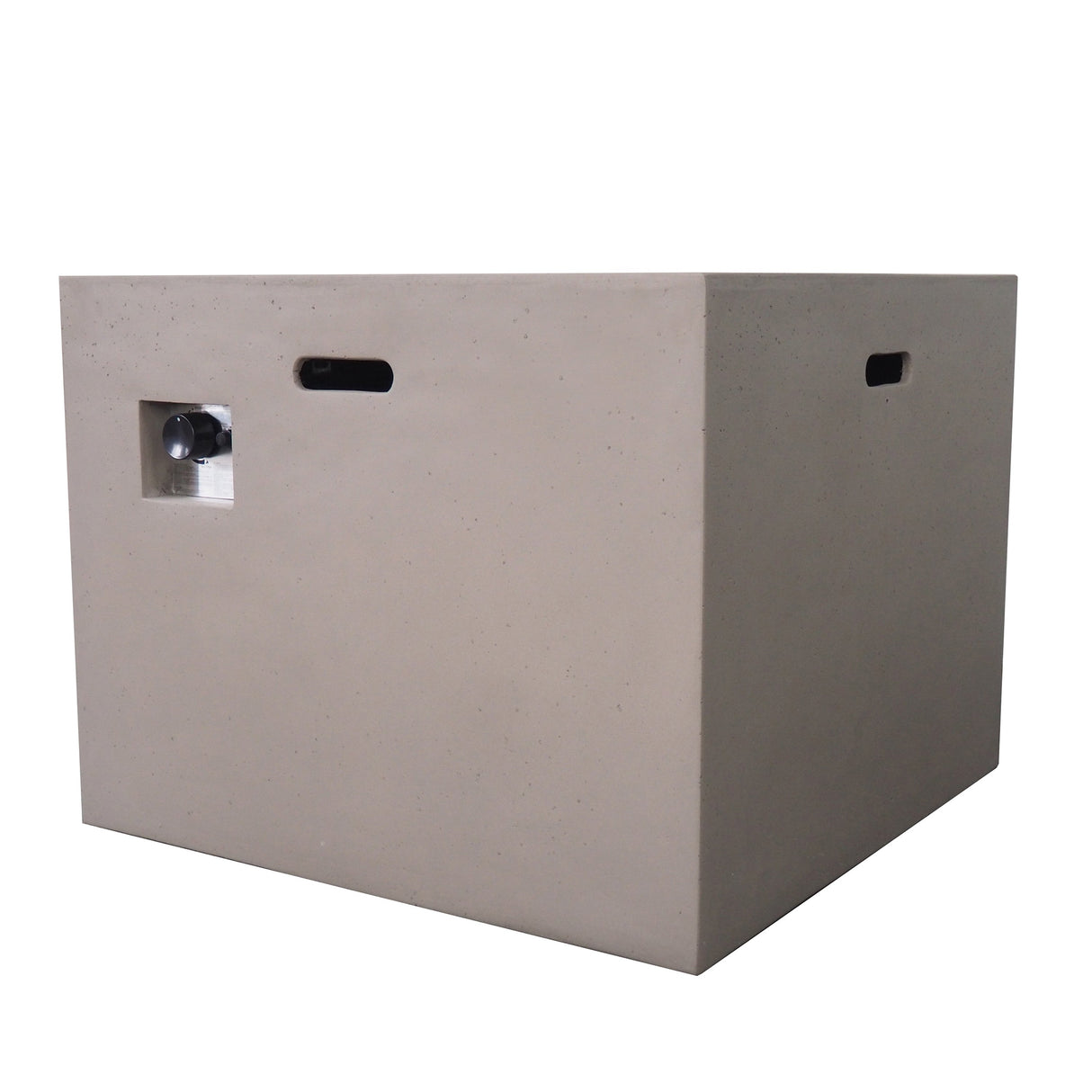 AIDAN 31' Square Fire Pit 40,000 BTU Light Grey Magnesium Oxide 31.25'