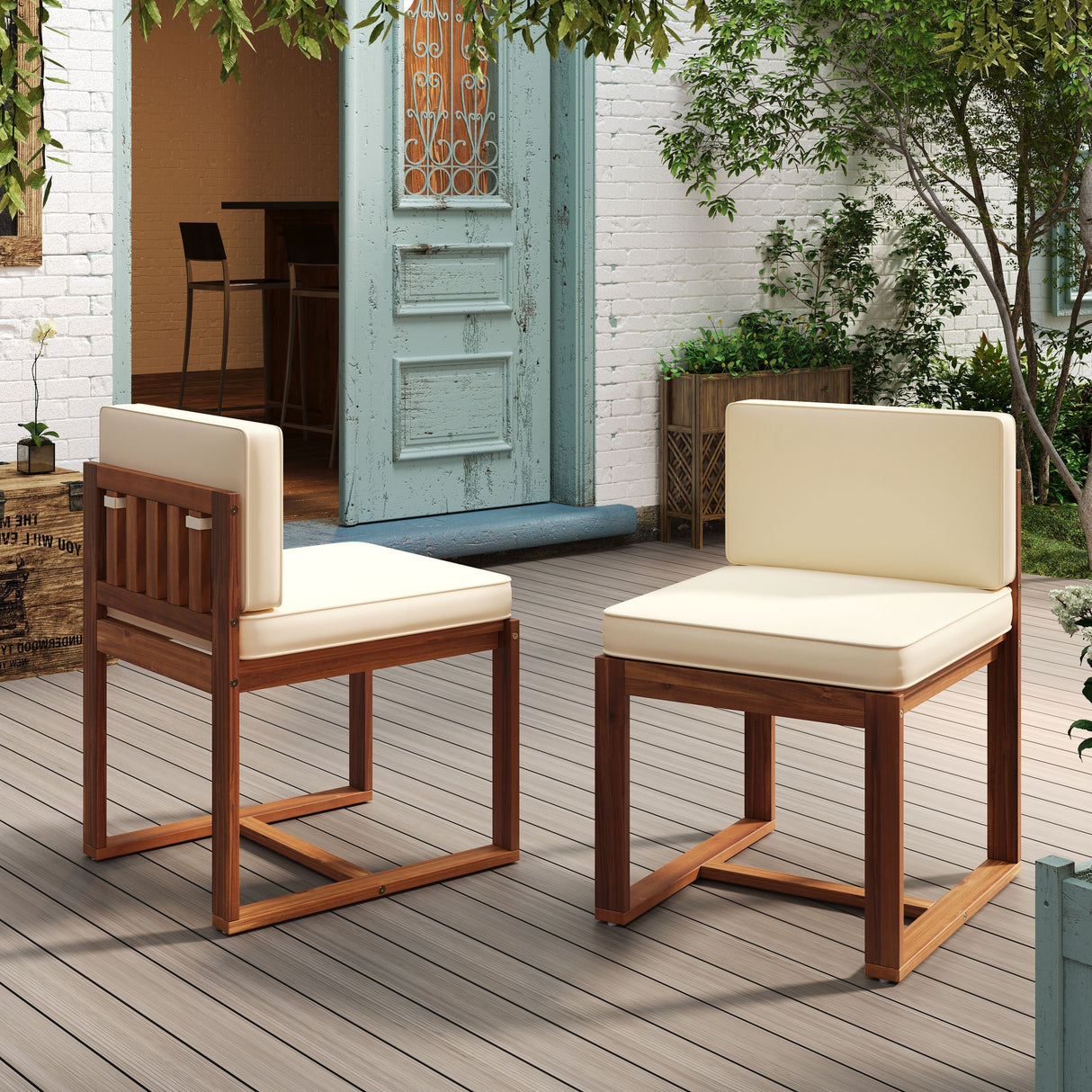 Patio Dining Chairs (Set of 2)