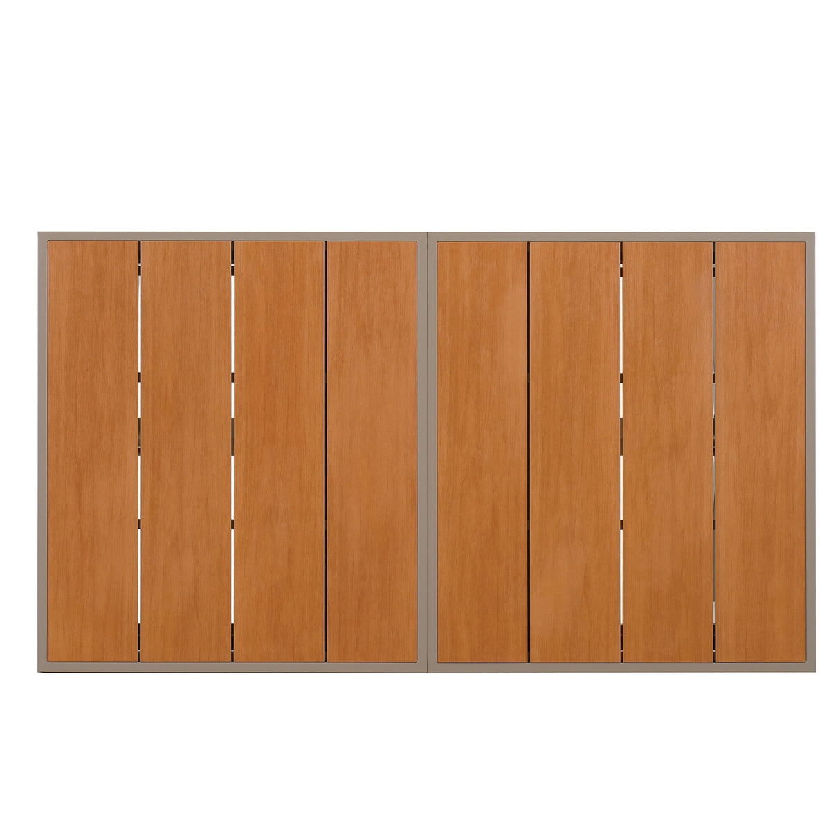 Outdoor Dining Set with Extendable Table and Six Chairs