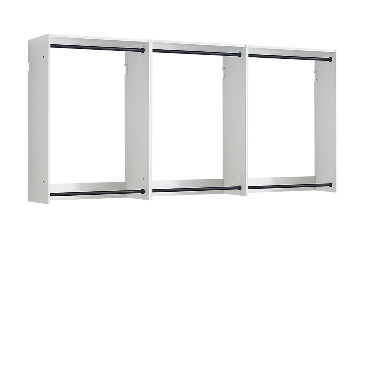 Devi - Wall Mounted Wood Closet System, Modular Units