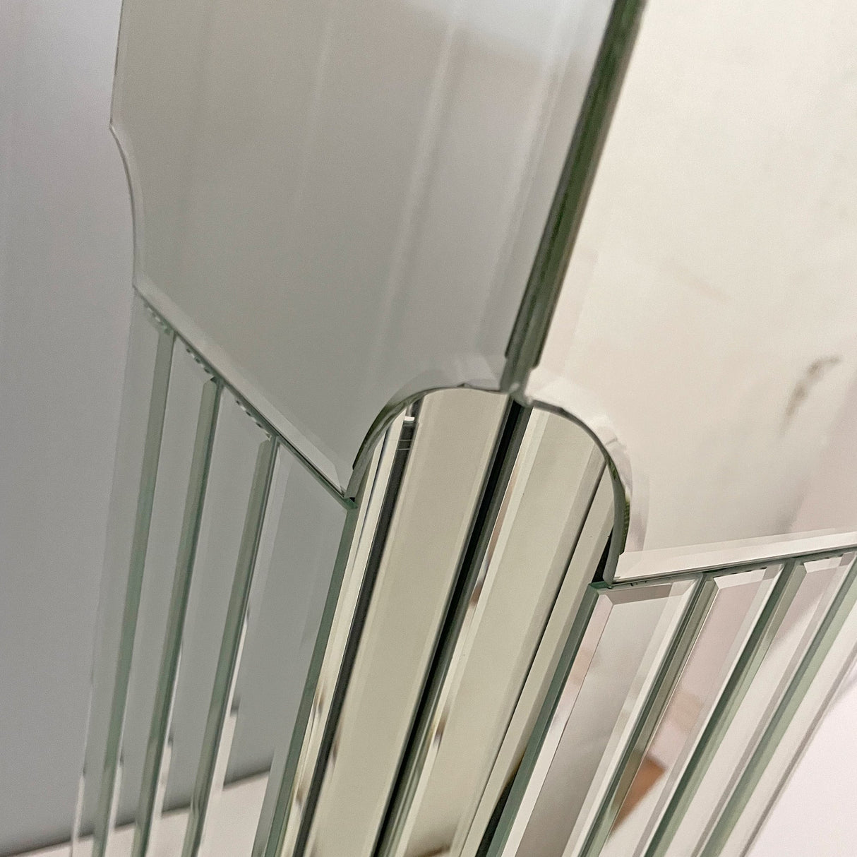 Mirrored Console Table Wide Bling