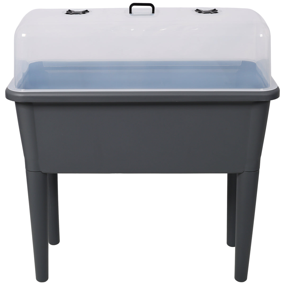 2 Piece Raised Garden Bed with Ventilated Lid