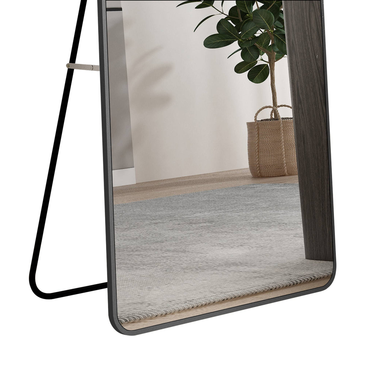 Arched Full Length Mirror With Frame For Bathroom Bedroom ing Store - Black