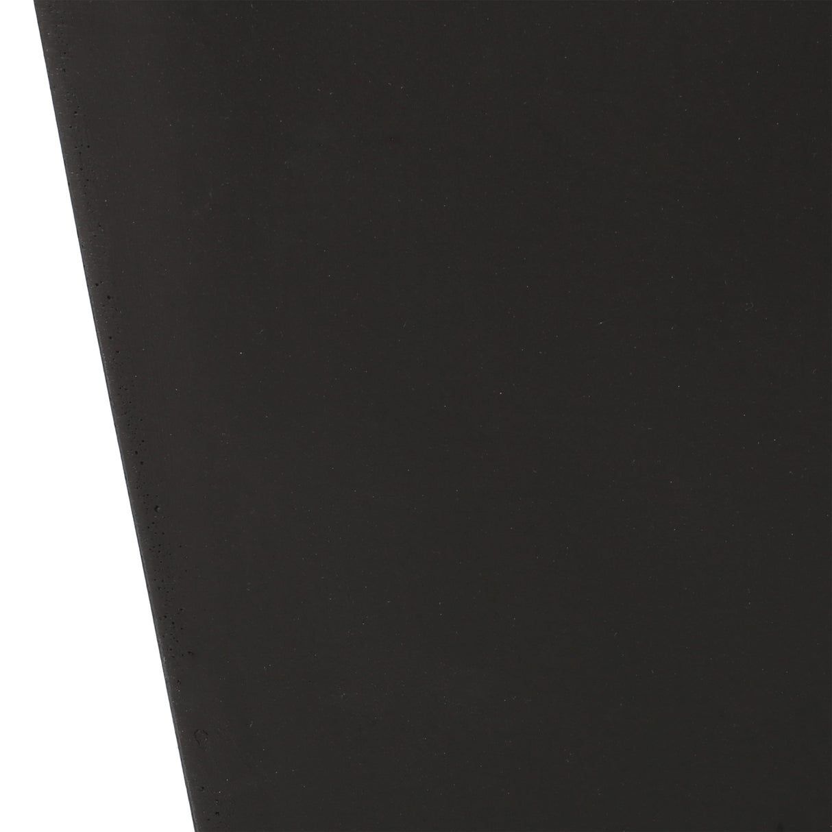 13' Outdoor Modern MGO Small Cast Stone Planter, Black