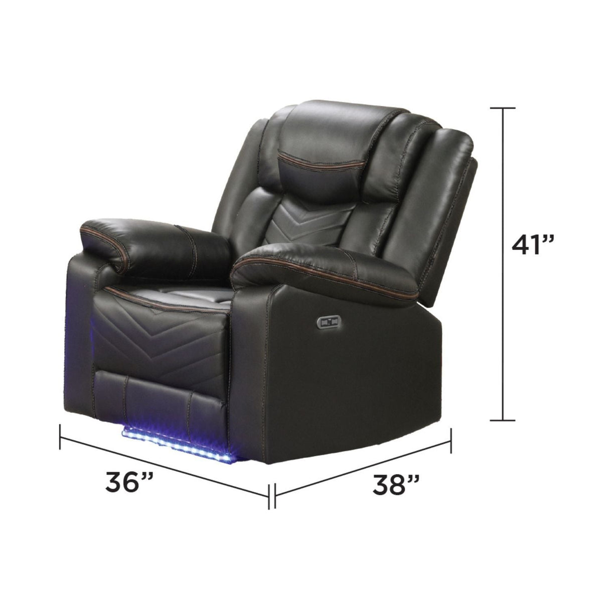 Challenger - LED Power Recliner Set