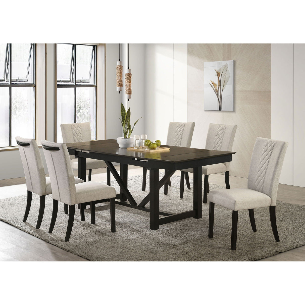 Modoc - Upholstered Dining Side Chair (Set of 2) - Beige
