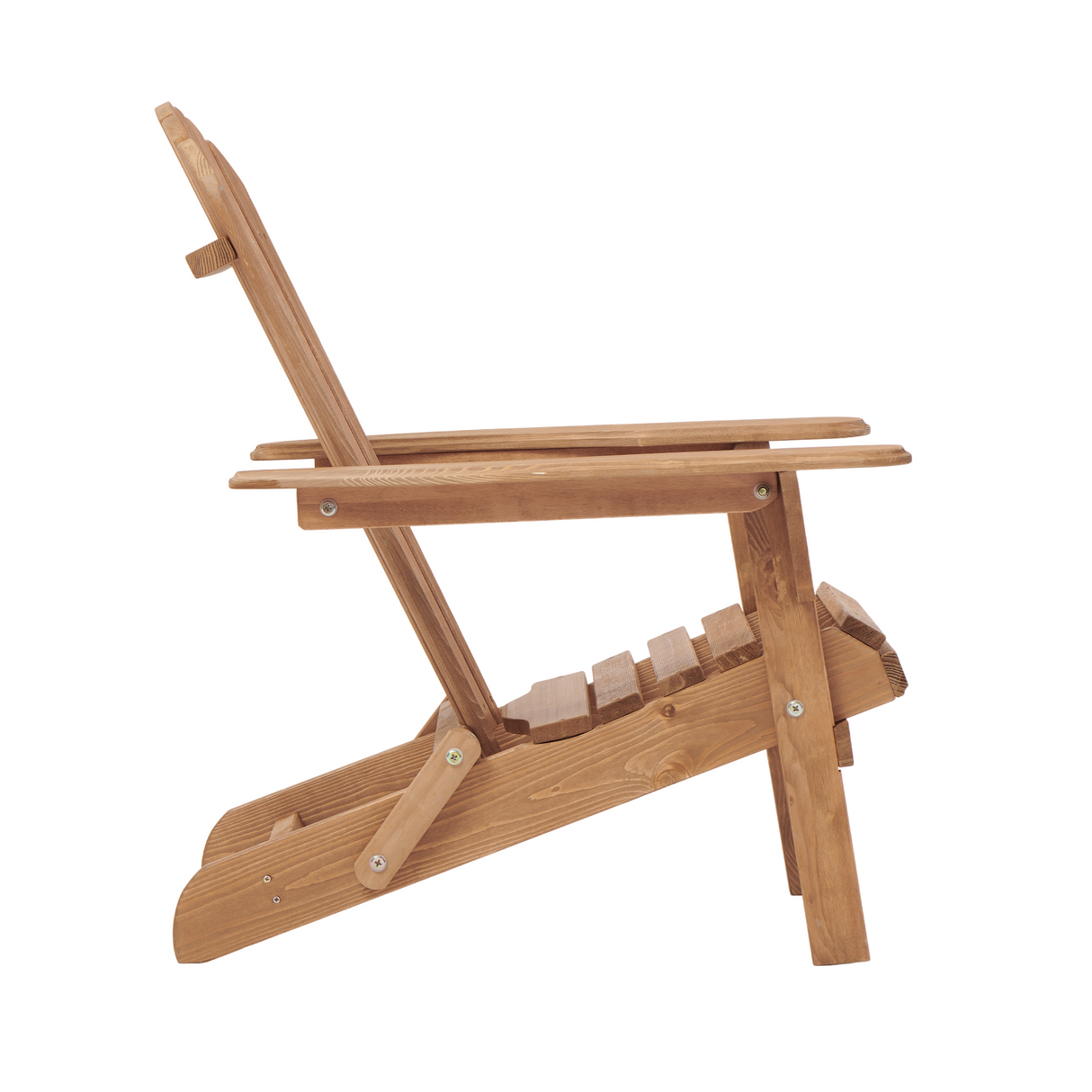 Outdoor Wooden Folding Adirondack Chair Set of 2