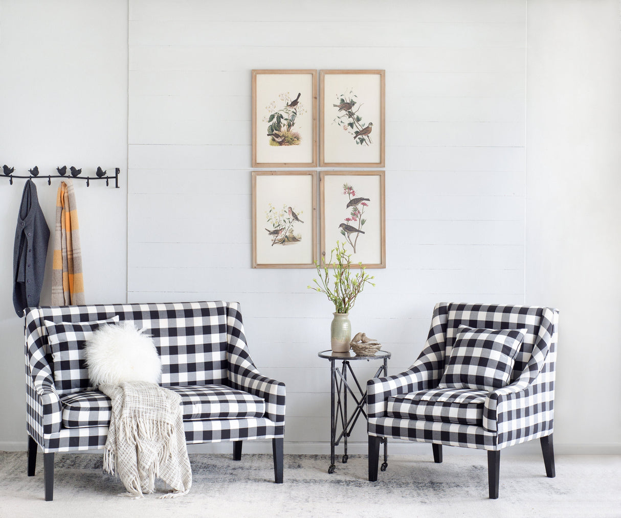 Set of 4 Bird Framed Prints