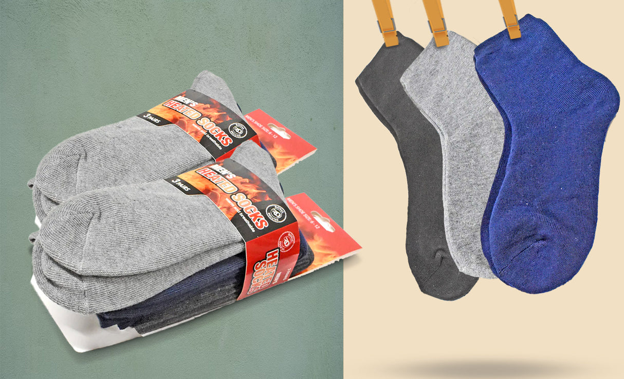 6-Pairs Men’s Heated Socks