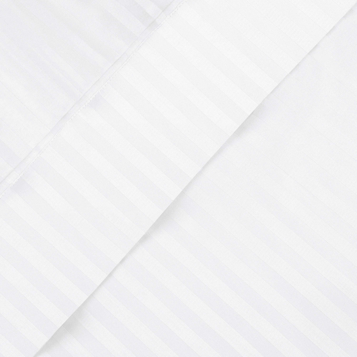 650 Thread Count Egyptian Cotton Sateen Stripe Bed Sheet Set - Egyptian Cotton Sheet Set by Superior Brand