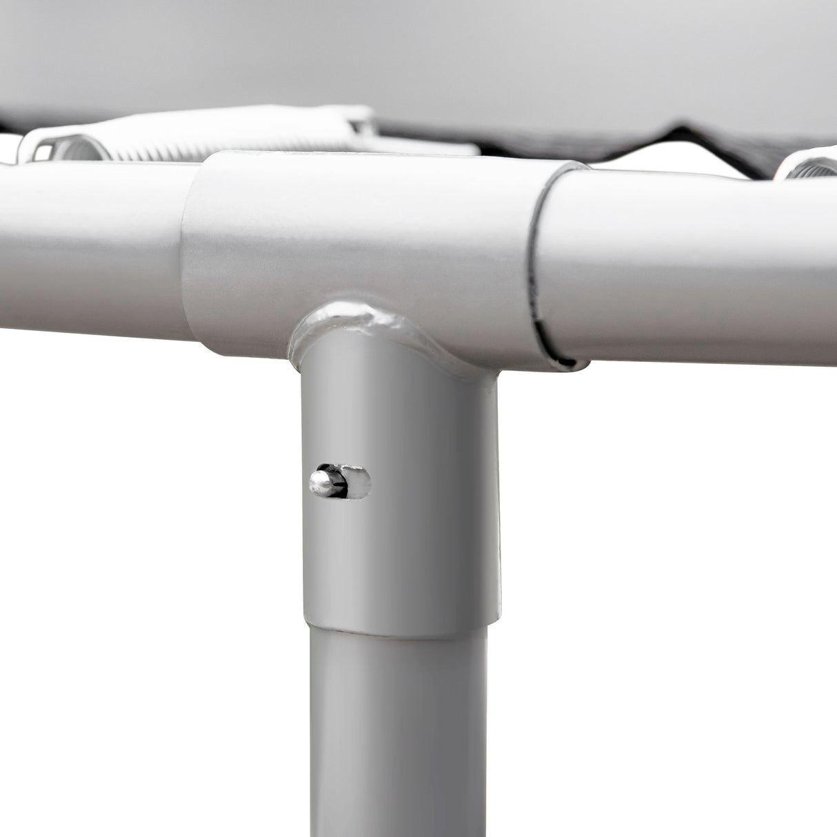 14ft powder-coated advanced trampoline with basketball hoop inflator and ladder(outer safety enclosure) orange