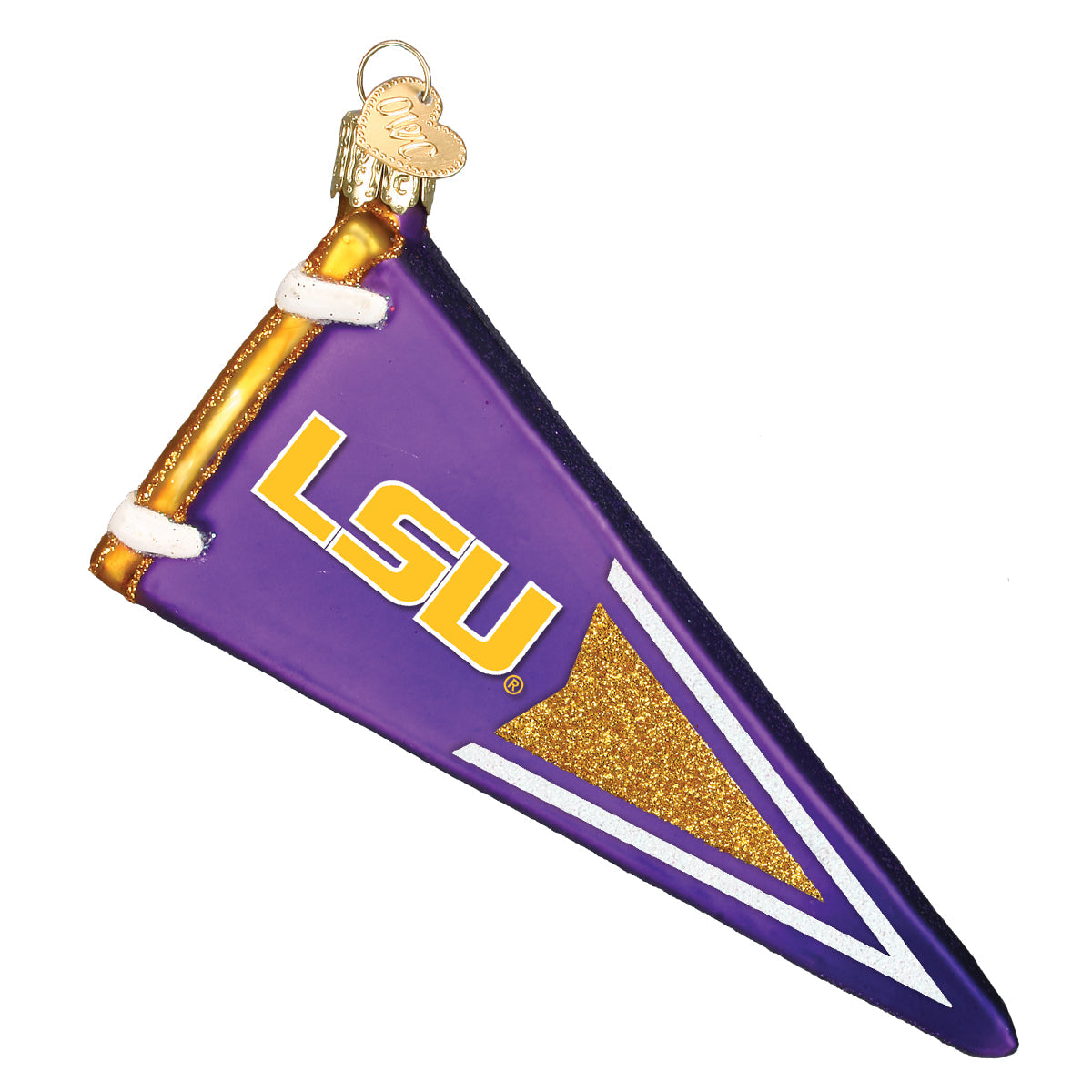 LSU Pennant Ornament