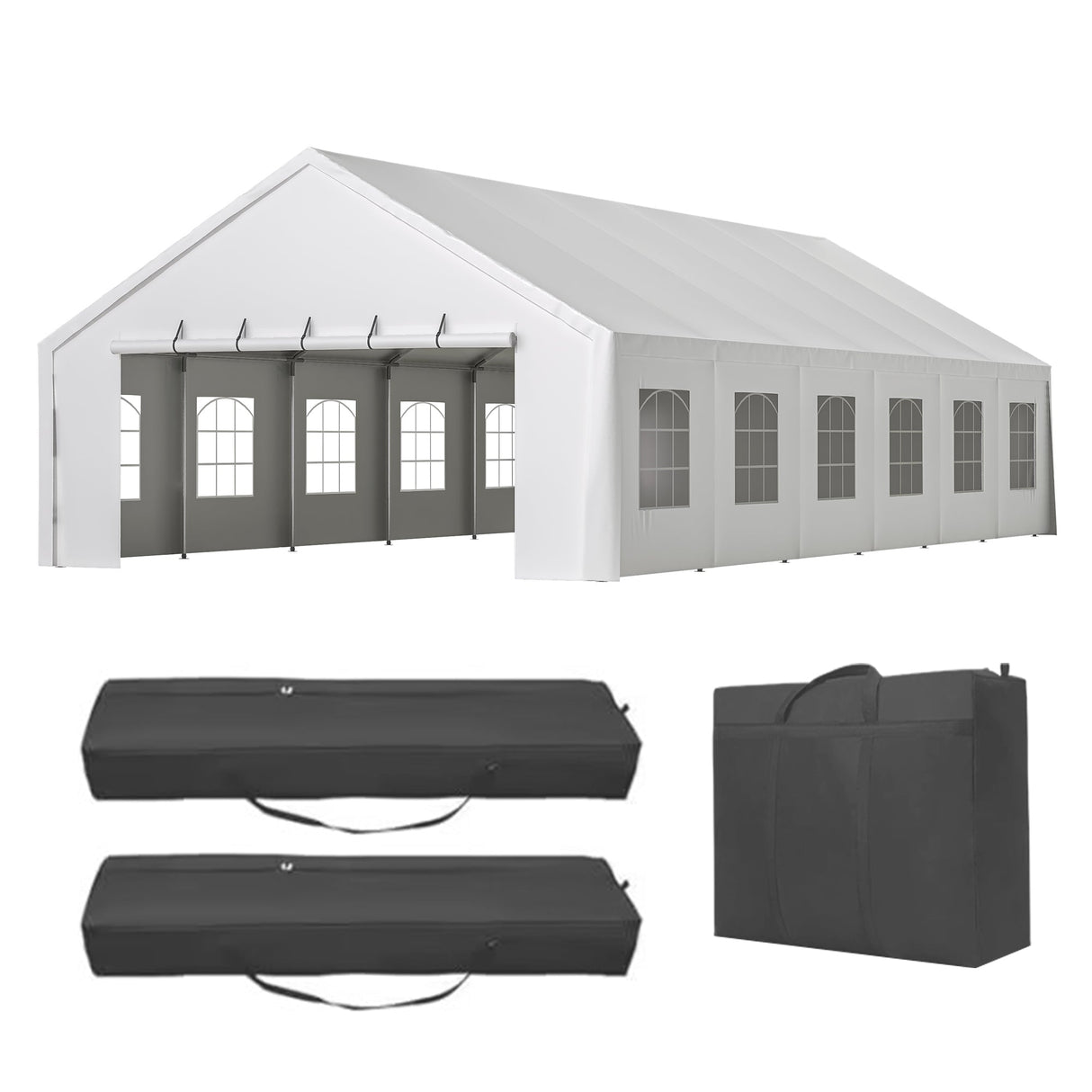 20x40FT Party Tent Heavy Duty, Large Wedding Event Shelters