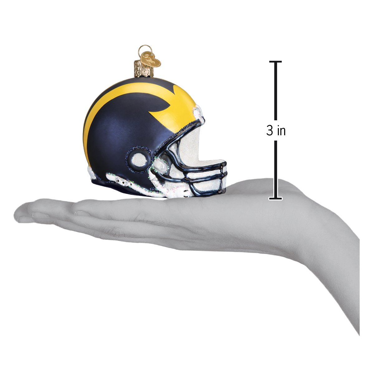 Michigan Helmet Christmas Ornament