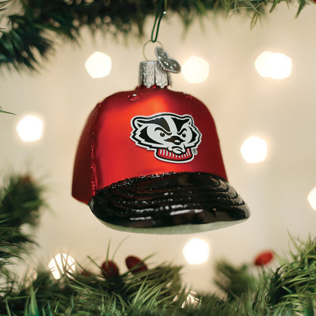 Wisconsin-Baseball-Cap-Ornament-Christmas-Ornaments