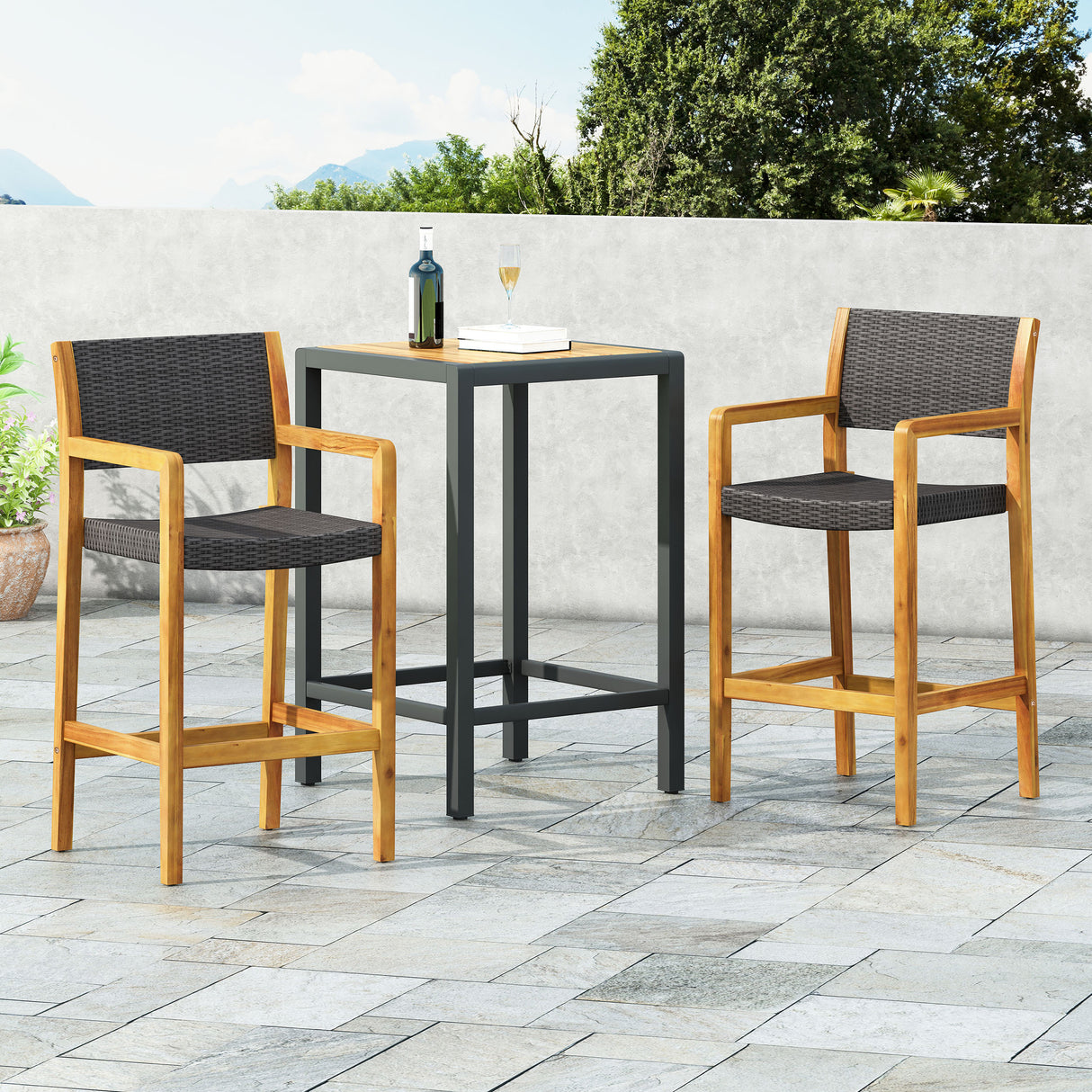 Wicker-bar-stools-set-of-2-Outdoor-Table-&-Bar-Stools