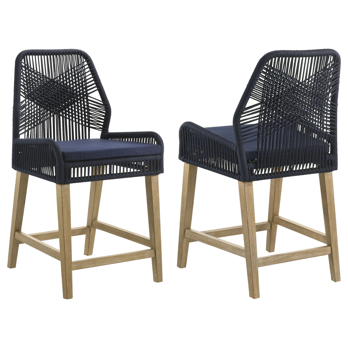 Stefan - Counter Height Stools (Set of 2) - Blue