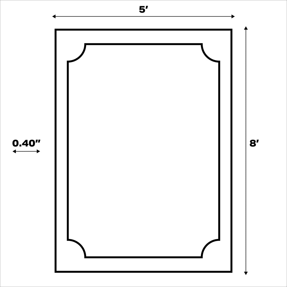 Cole Minimalist Diamond Trellis Area Rug