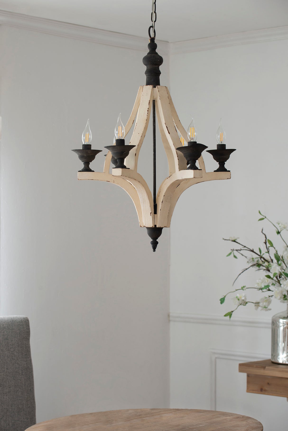 6-Light-Wood-Chandelier,-Hanging-Light-Fixture-with-Adjustable-Chain-for-Kitchen-Dining-Room-Foyer-Entryway,-Bulb-Not-Included-Chandeliers