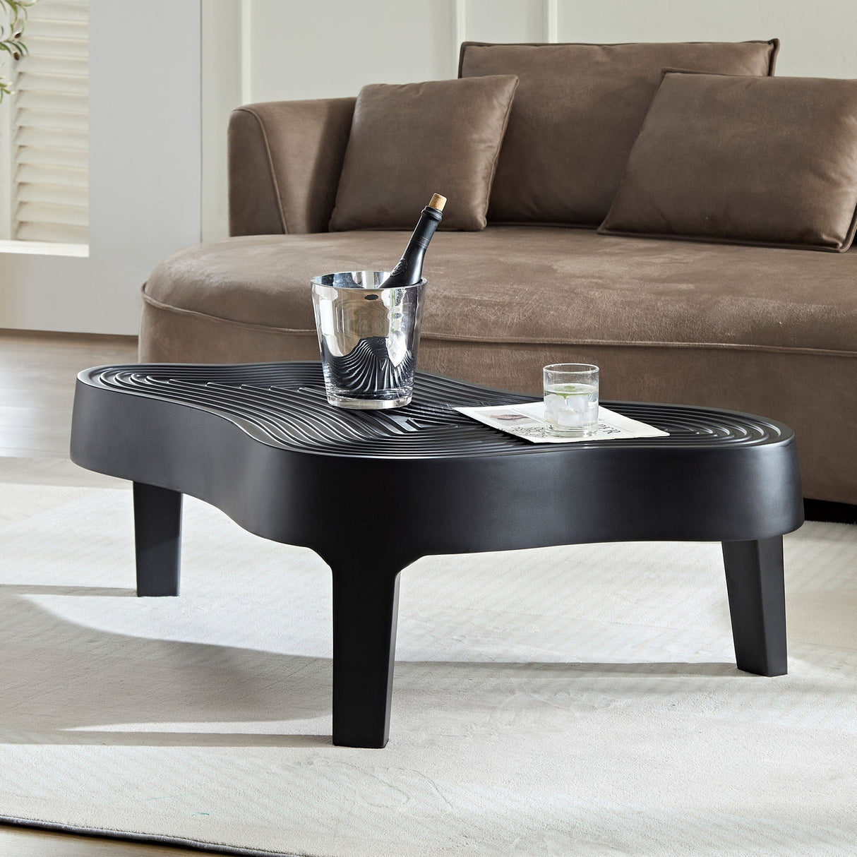 47.24" Fiberglass Cloud Coffee Table