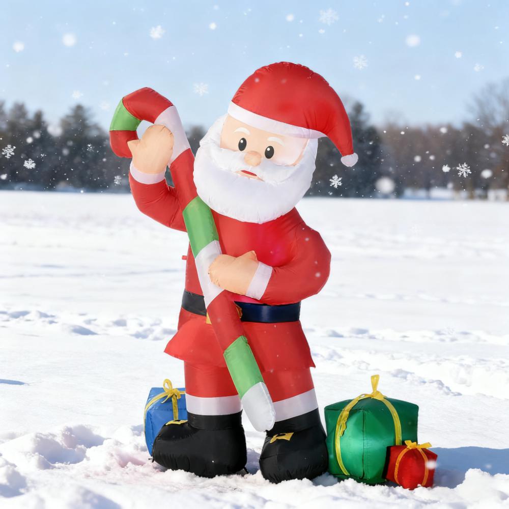 6ft Inflatable Santa Claus Christmas Decoration