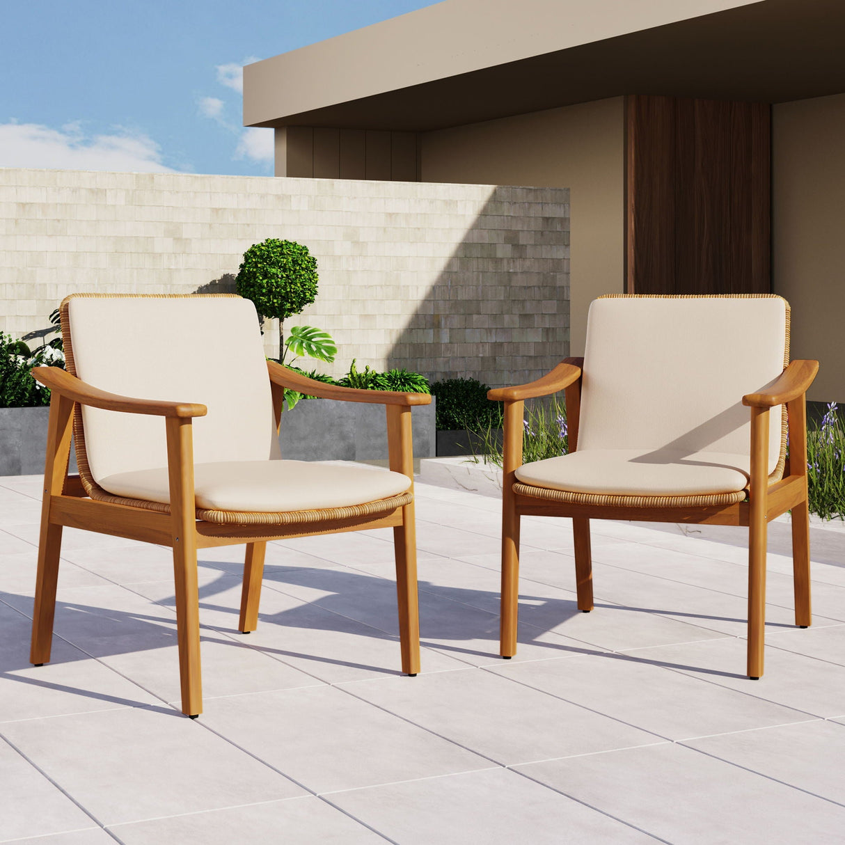 Outdoor Dining Chairs (Set of 2)