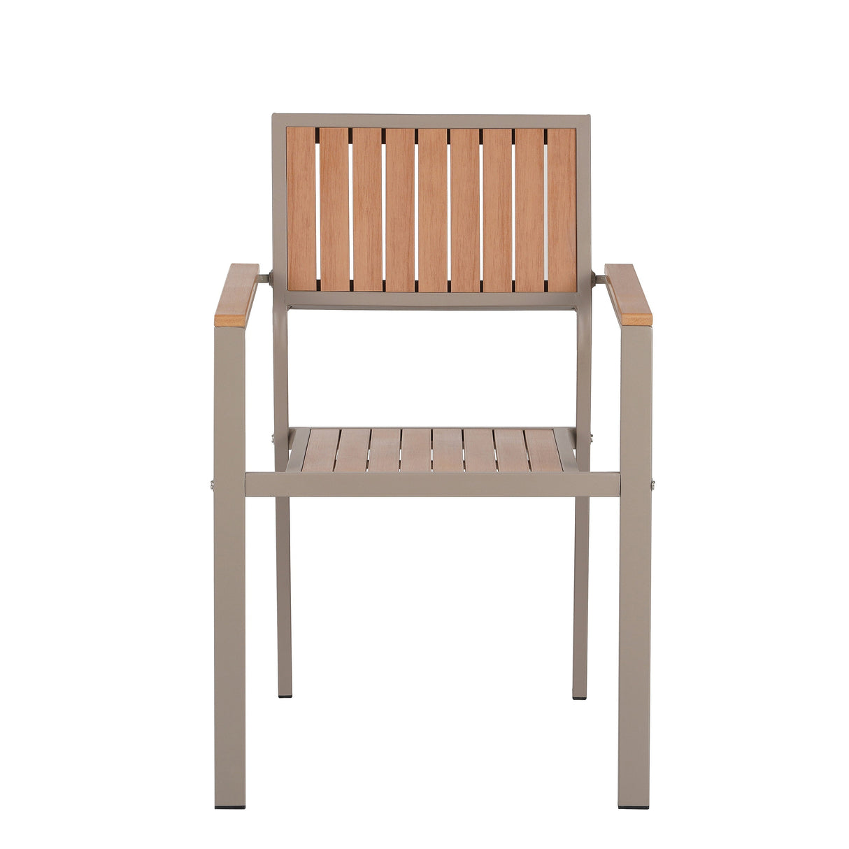 Outdoor Dining Set with Extendable Table and Six Chairs