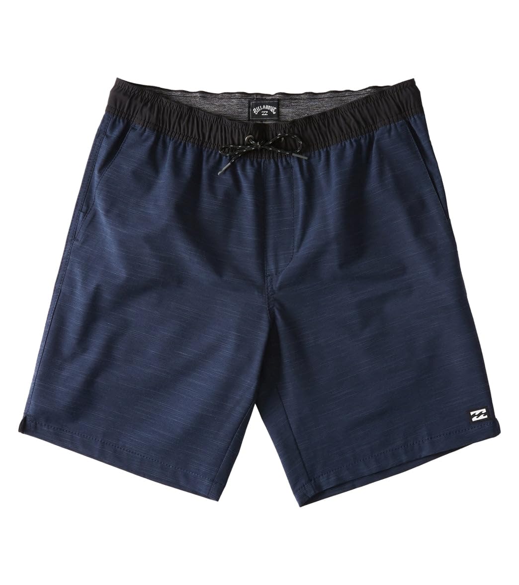 Billabong Men's Crossfire Elastic Walkshorts - Navy