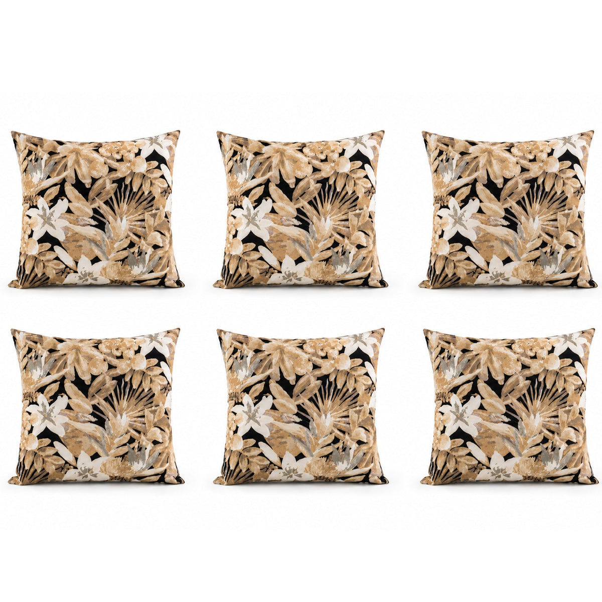 4 Pack Outdoor Pillow Covers - Water-Repellent Decorative Cushion Covers