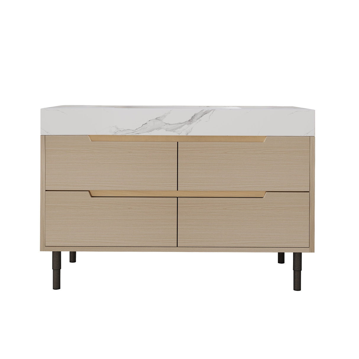 35.4" Modern Bathroom Vanity with Undermount Sink