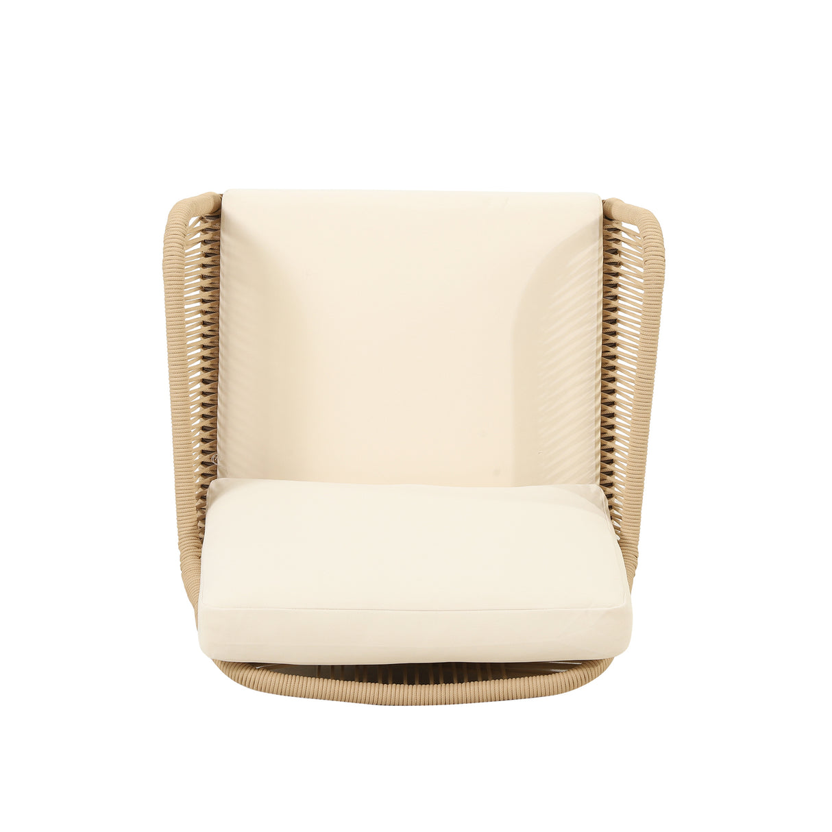 Anisa Acacia Wood & Woven Rope Outdoor Chat Set