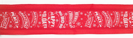 Red-and-White-Christmas-Sentiment-Ribbon-(Set-of-3)-Ribbons-&-Trim