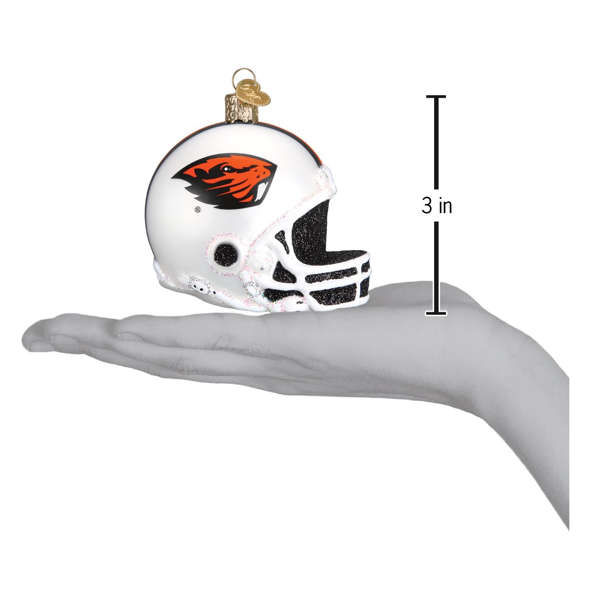 Oregon State Helmet Christmas Ornament