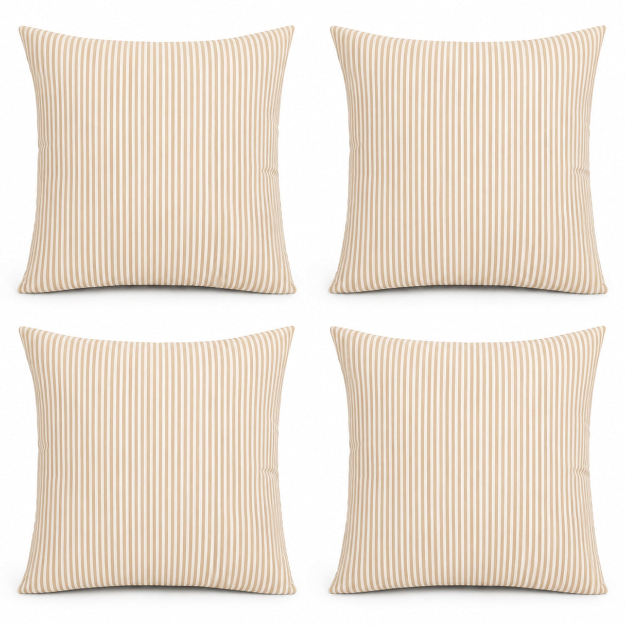 4 Pack Outdoor Pillow Covers - 18x18 Inch