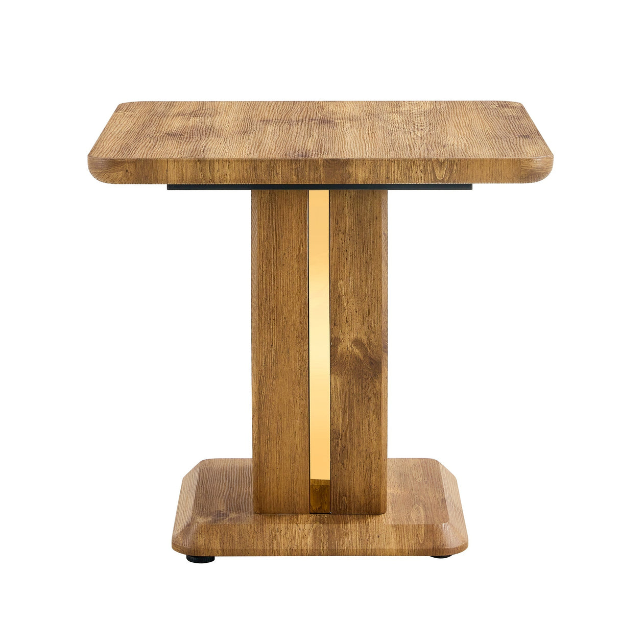 Elegant Wood-Grain Coffee Table