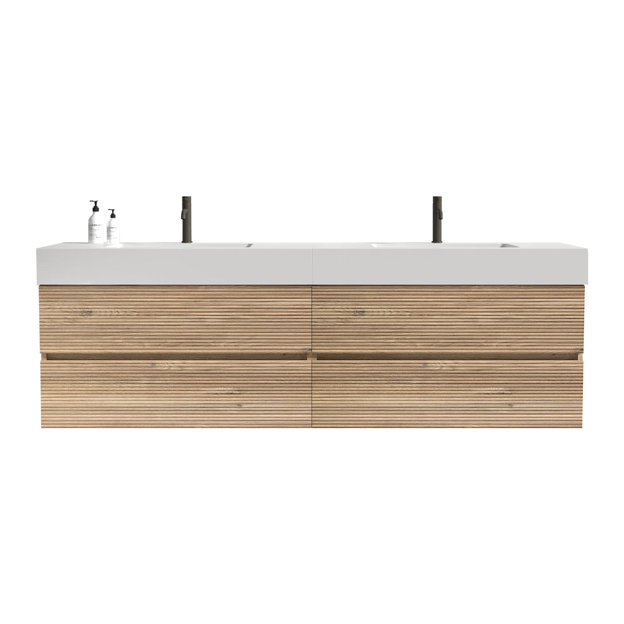 Grace 72" Bathroom Vanity with Silent DTC Soft-Closing Drawers