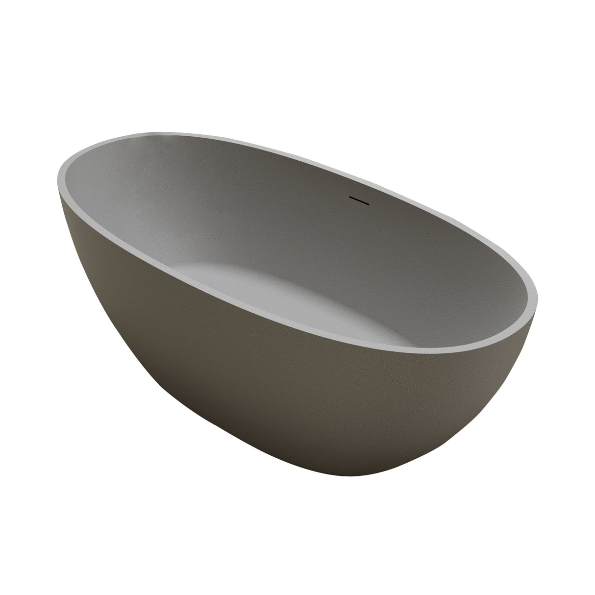 67" Freestanding Bathtub with Pop-up Drain