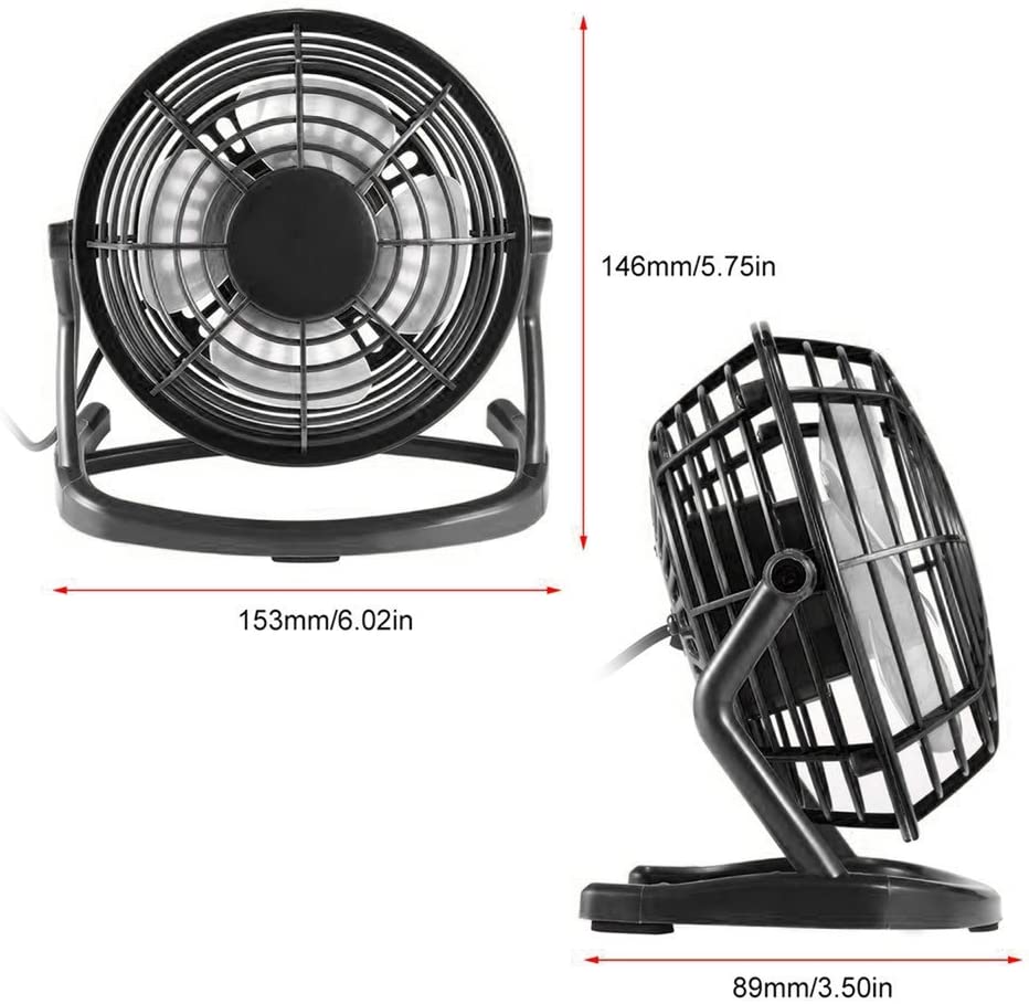 USB Powered Personal 5-Inch Desk Fan