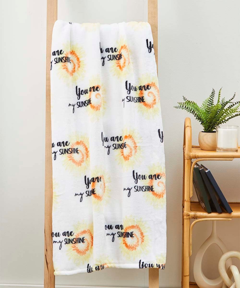 Decor&More Summertime Fun by Decor&More Extra Soft Throw Blanket (50 x 70) - My Sunshine, MySunshineThrow
