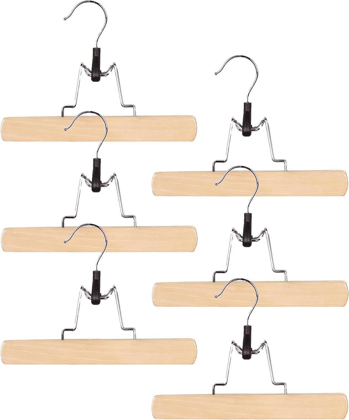 Set of 6 Trouser Clamp Hangers