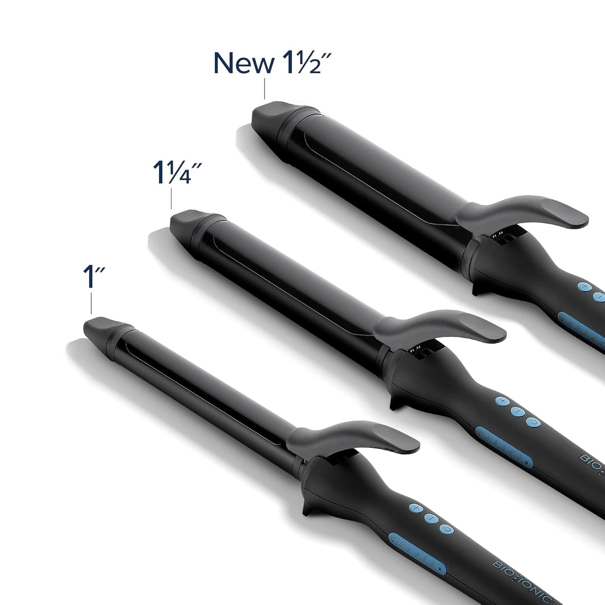 Bio Ionic Long Barrel Styler, Curling Iron with Moisture Heat Technology & NanoIonic MX, Versatile Curling Wand with Adjustable Heat Settings, Hair Curler with Extended Barrel