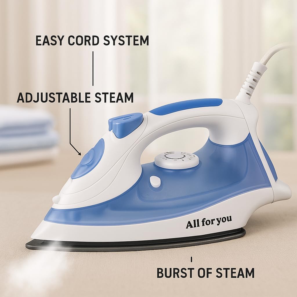 Steam Iron with Ceramic Soleplate