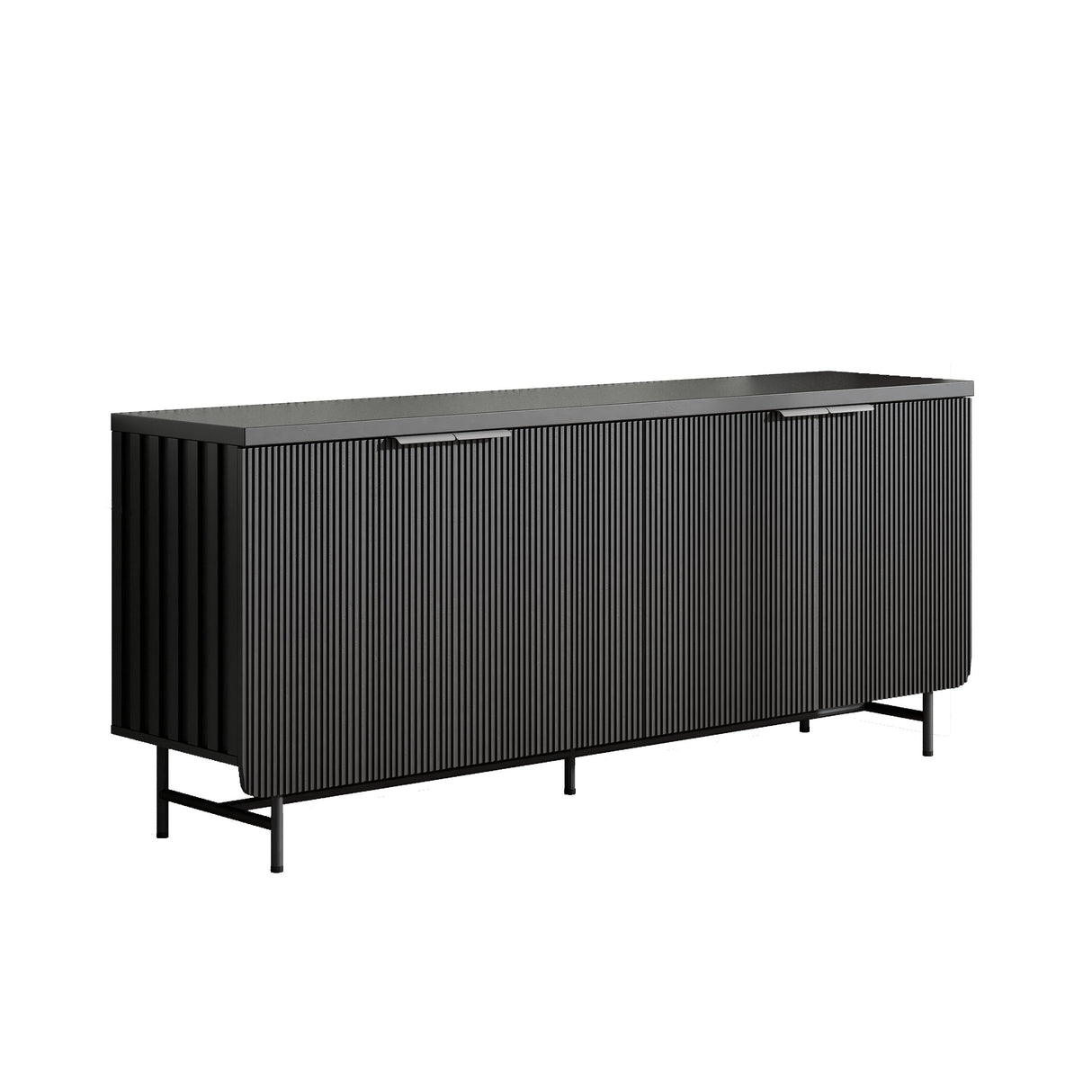 Modern Scandinavian Alcove Door Kitchen Storage Sideboard Buffet Cabinet Console
