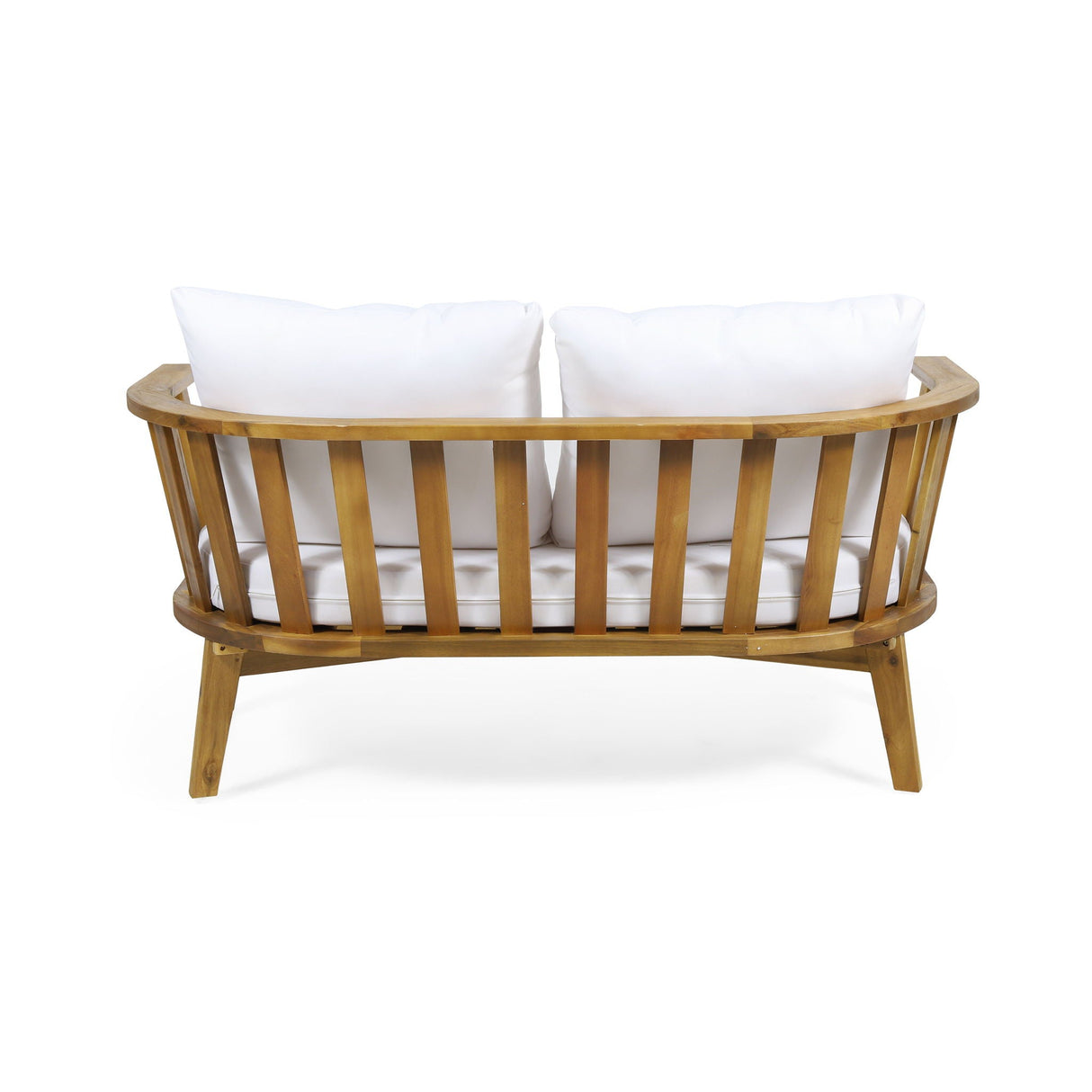 Patio Furniture Set, Outdoor Acacia Wood Patio Club Chair With Table