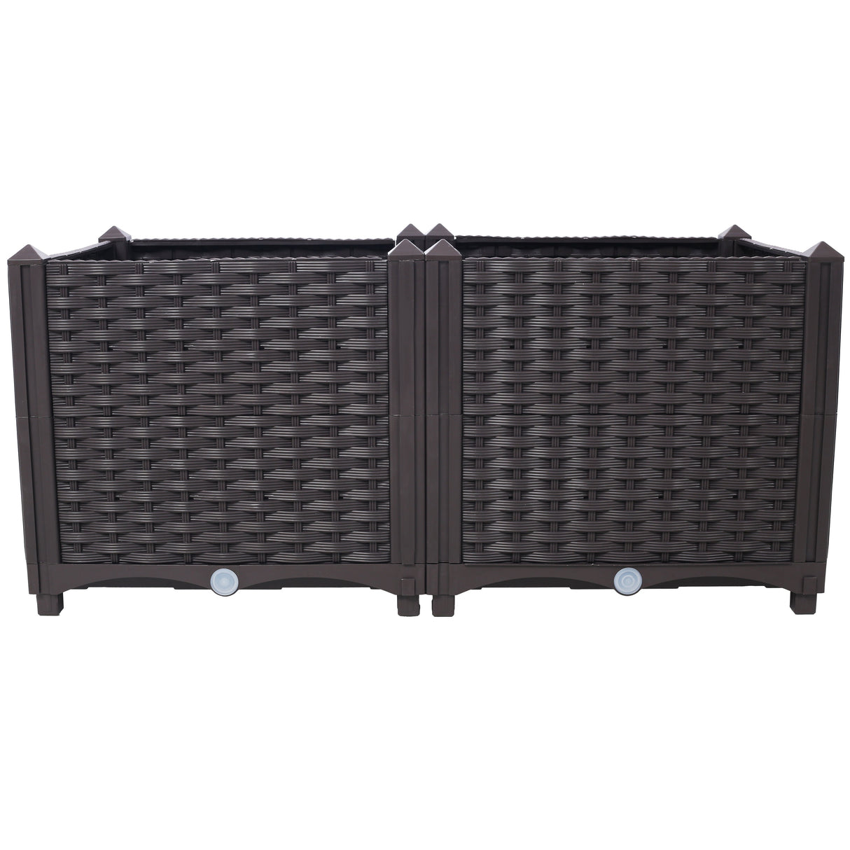 Deep Raised Garden Bed Plastic Planter Boxes