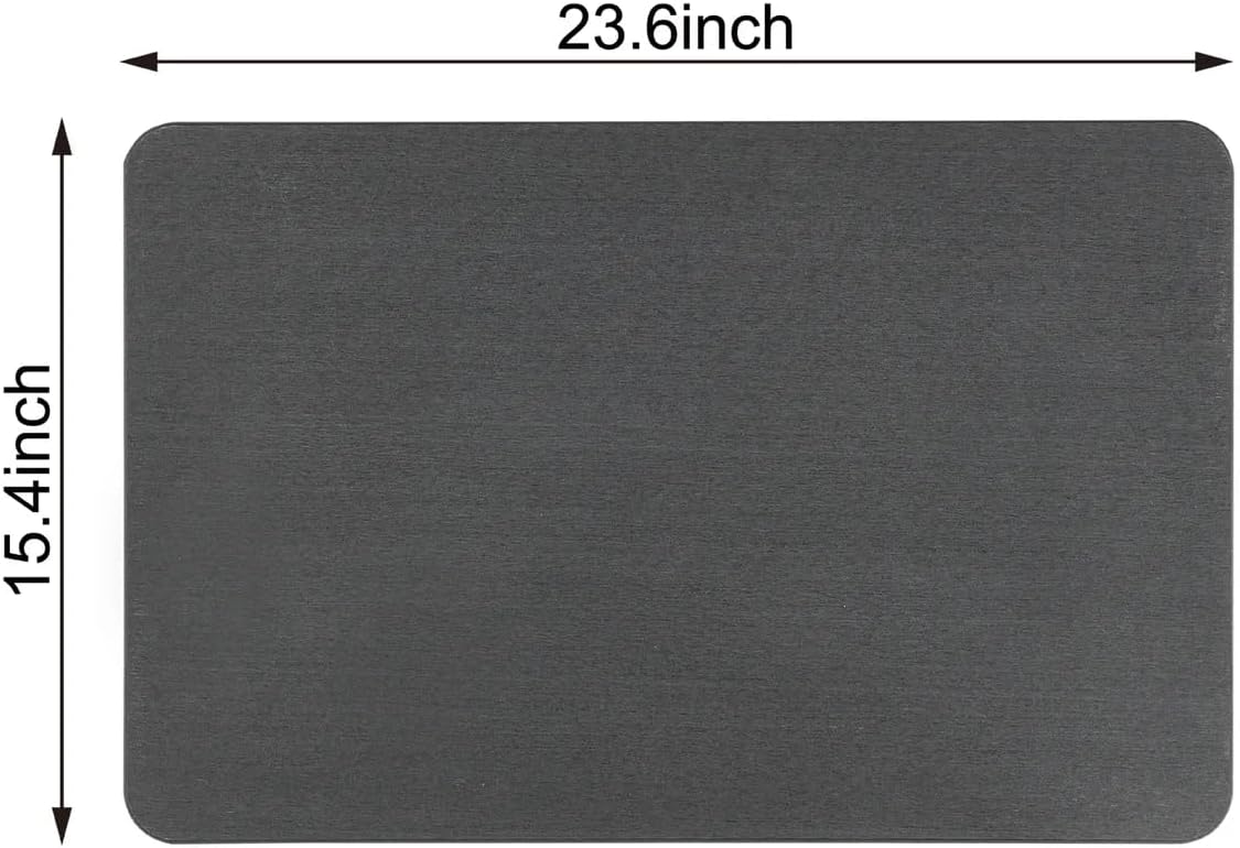 4 Colors! - 24" x 15" Diatomaceous Quick-Drying Stone Bath Mat