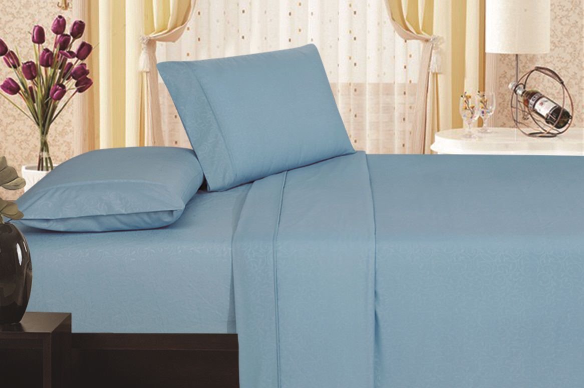 Decor&More 1800 Series Vine Embossed Sheet Set
