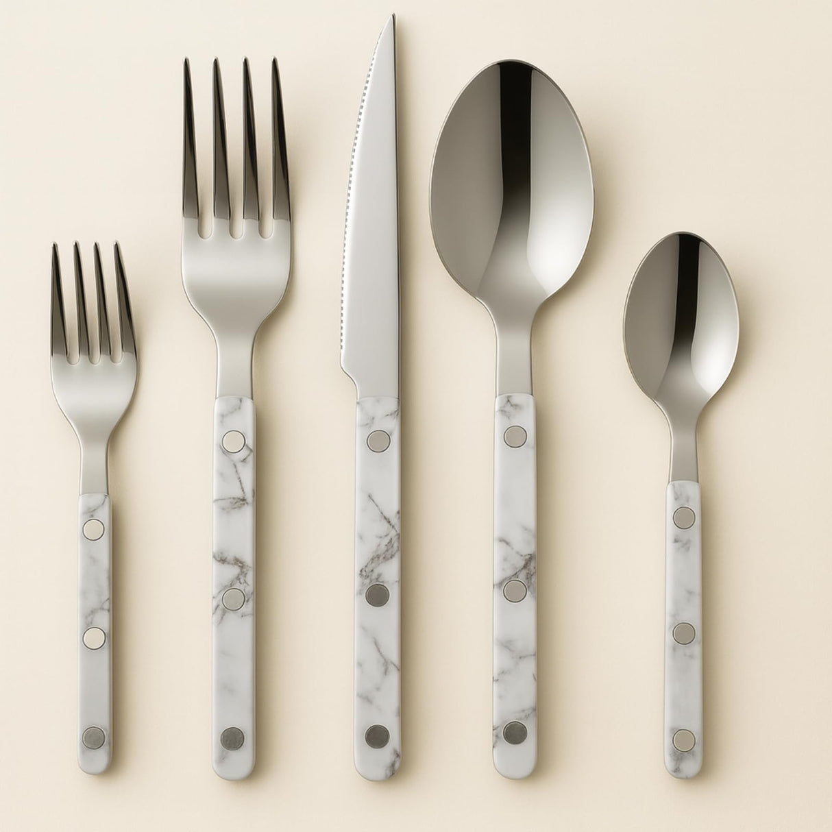 Khen 20-Piece Cutlery Set – Includes Dinner Knives, Forks, Spoons