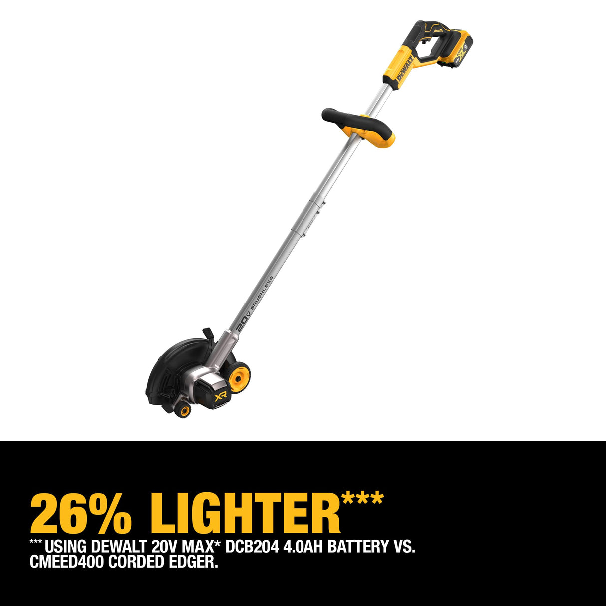 Open Box - DEWALT 20-Volt Lithium-Ion Cordless Edger Kit with 4 Ah Battery and Charger