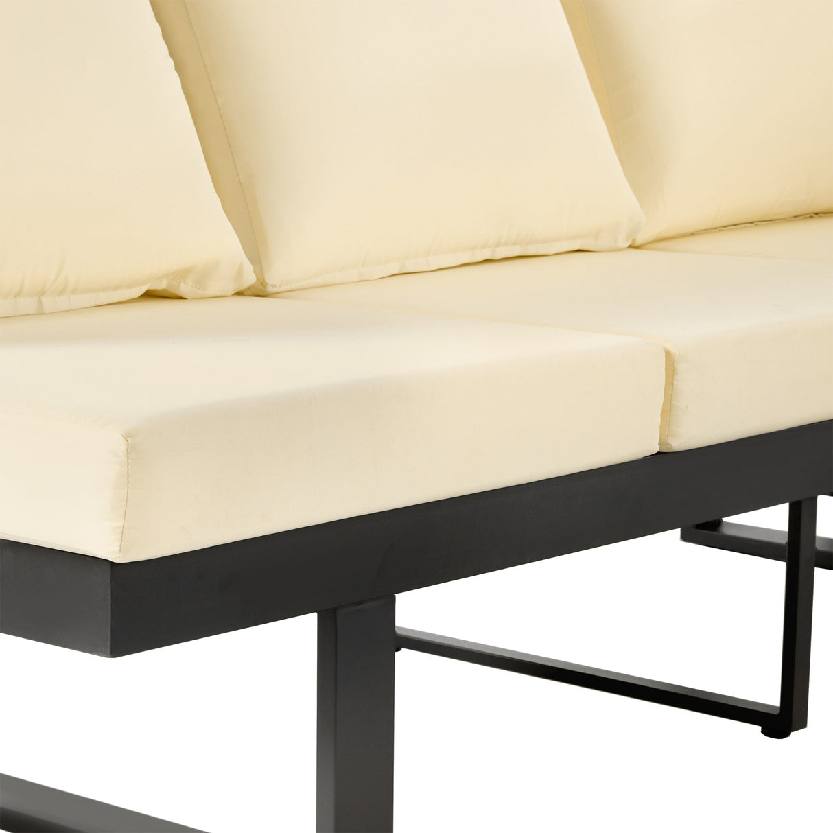 Outdoor Sectional Sofa Set with Adjustable Reclining Seats